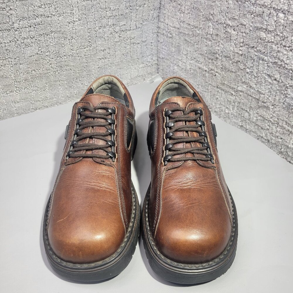Josef Seibel Men's Size EU 41 US 9 Brown Leather Oxford Lace Up Oxford Shoes - Picture 3 of 10